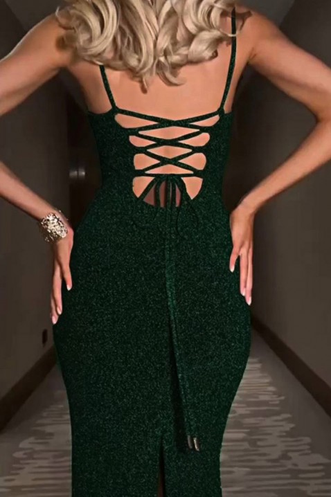 Фустан MOSELDA, Боја: зелена, IVET.MK - Твојата онлајн продавница