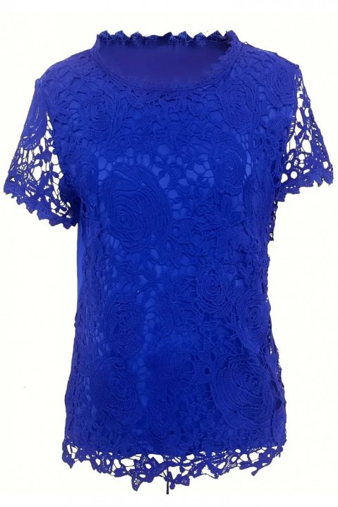 Женска блуза KROELA BLUE, Боја: сина, IVET.MK - Твојата онлајн продавница