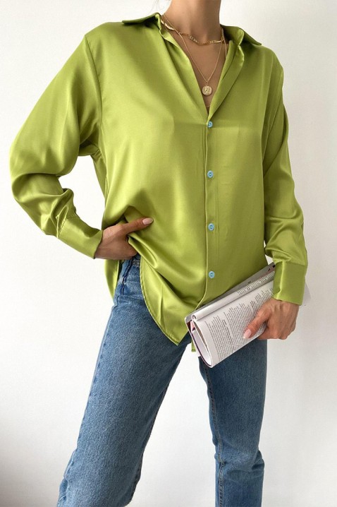 Женска кошула SERTILFA LIME, Боја: лимета, IVET.MK - Твојата онлајн продавница