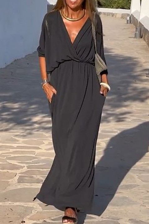 Фустан DROMEILSA BLACK, Боја: црна, IVET.MK - Твојата онлајн продавница
