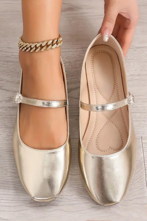 Женски чевли FRENSOLDA GOLD, Боја: златна , IVET.MK - Твојата онлајн продавница
