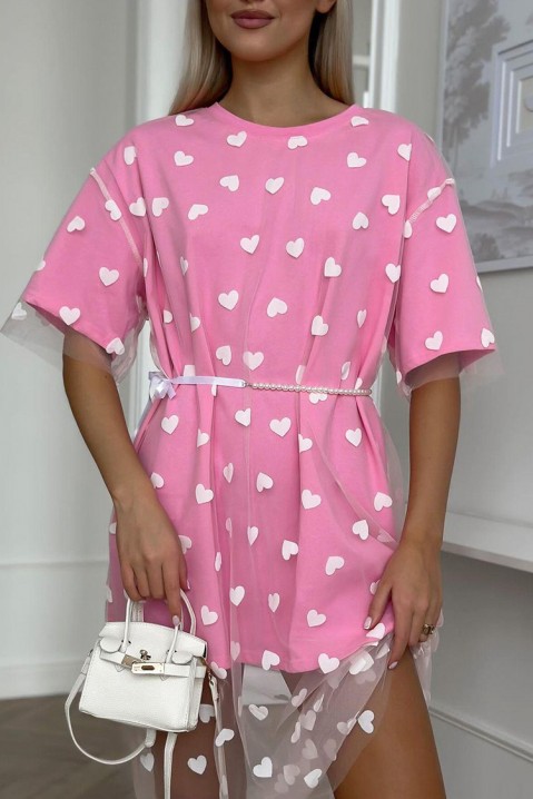 Фустан RIMOPEZA PINK, Боја: розова, IVET.MK - Твојата онлајн продавница