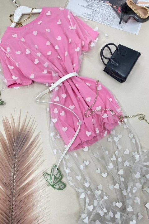 Фустан RIMOPEZA PINK, Боја: розова, IVET.MK - Твојата онлајн продавница