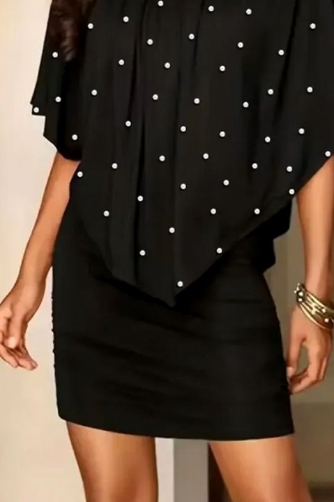 Фустан SELVIANA, Боја: црна, IVET.MK - Твојата онлајн продавница