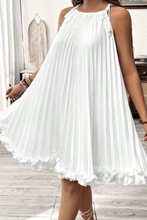 Фустан MERGETA WHITE, Боја: бела, IVET.MK - Твојата онлајн продавница