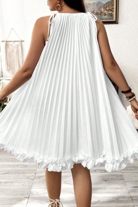 Фустан MERGETA WHITE, Боја: бела, IVET.MK - Твојата онлајн продавница