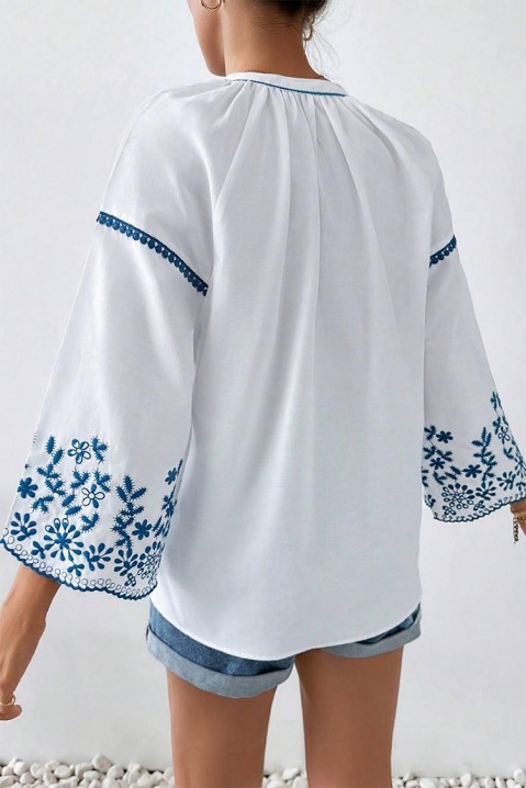 Женска блуза ELFINSA, Боја: бела, IVET.MK - Твојата онлајн продавница