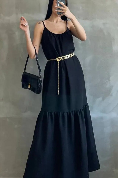 Фустан DILMERJA, Боја: црна, IVET.MK - Твојата онлајн продавница