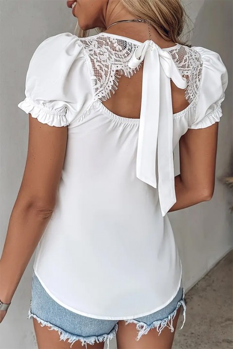 Женска блуза PORFELSA, Боја: бела, IVET.MK - Твојата онлајн продавница