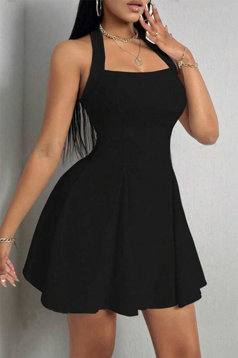 Фустан TIODELFA, Боја: црна, IVET.MK - Твојата онлајн продавница