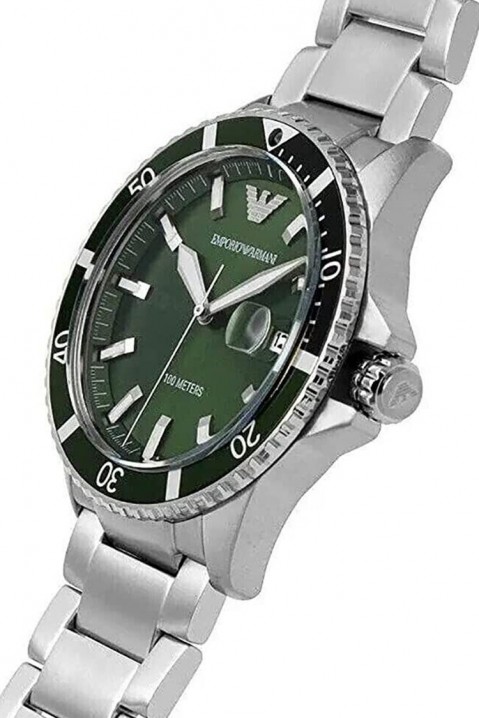 Машки часовник EMPORIO ARMANI Diver AR11338, Боја: сребрена, IVET.MK - Твојата онлајн продавница