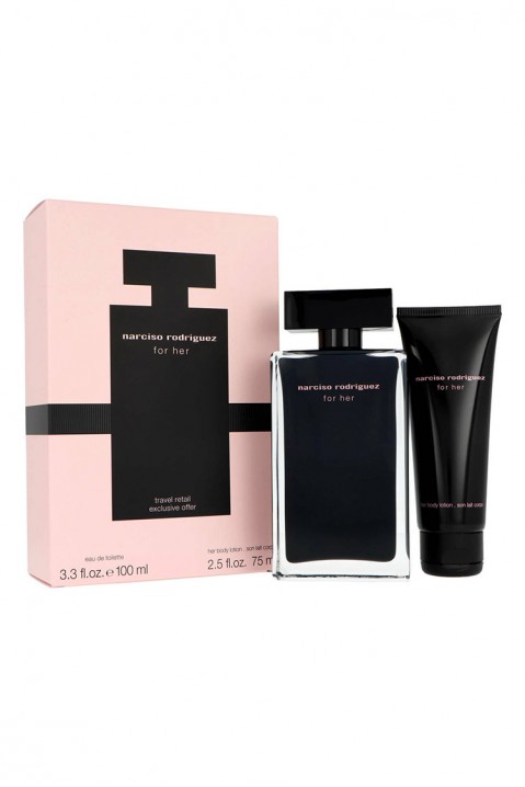 Женски комплет Narciso Rodriguez For Her EDT 100 ml + Body Lotion 75 mlIVET.MK - Твојата онлајн продавница