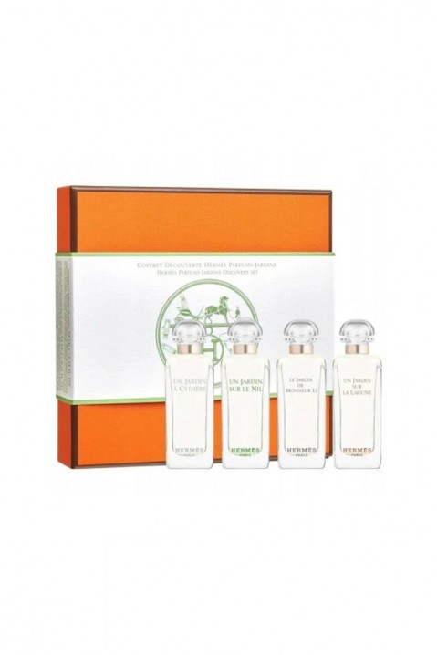 Унисекс комплет Hermes Un Jardin Sur La Lagune EDT 7,5 ml + Un Jardin A Cythre EDT 7,5 ml + Un Jardin Sur Le Nil EDT 7,5 ml + Le Jardin Le Monsieur Li EDT 7,5 ml.IVET.MK - Твојата онлајн продавница